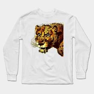 Comic and african lioness Long Sleeve T-Shirt